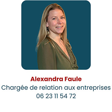 Alexandra, membre de l'équipe de la CPME de l'Oise à Beauvais, qui accompagne les TPE-PME dans leur développement.