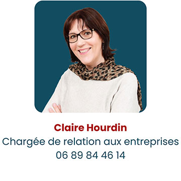 Claire, membre de l'équipe de la CPME de l'Oise à Beauvais, qui accompagne les TPE-PME dans leur développement.