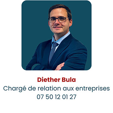 Diether, membre de l'équipe de la CPME de l'Oise à Beauvais, qui accompagne les TPE-PME dans leur développement.